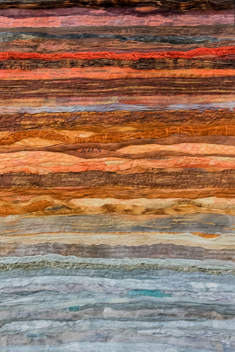 Central panel from Brickmakers' piece