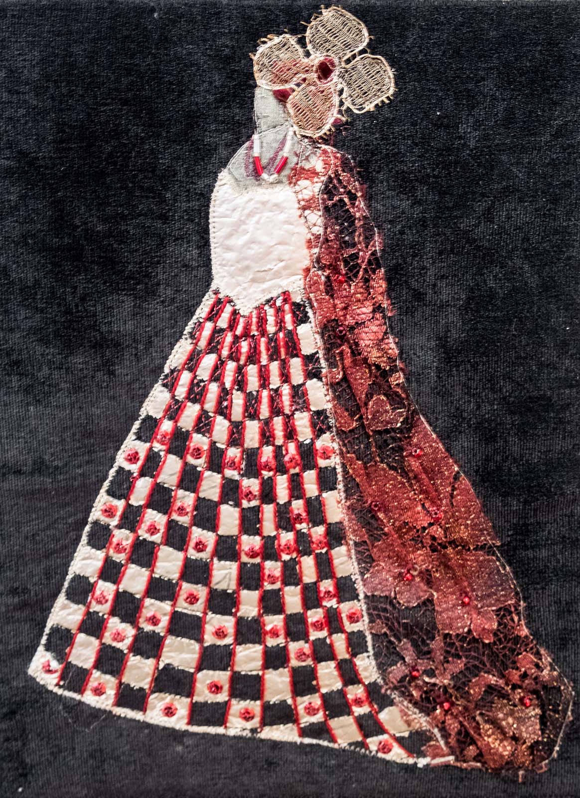 Detail - Seeing Red - dress, Kathryn Knapp