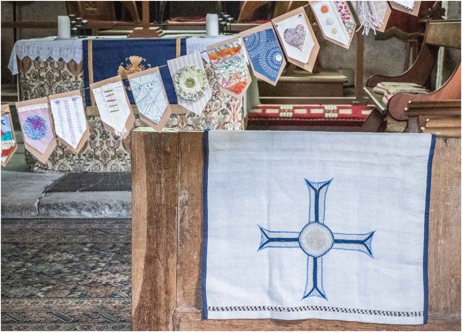 ESTG Harmony exhibition - Anne McLean's embroidery