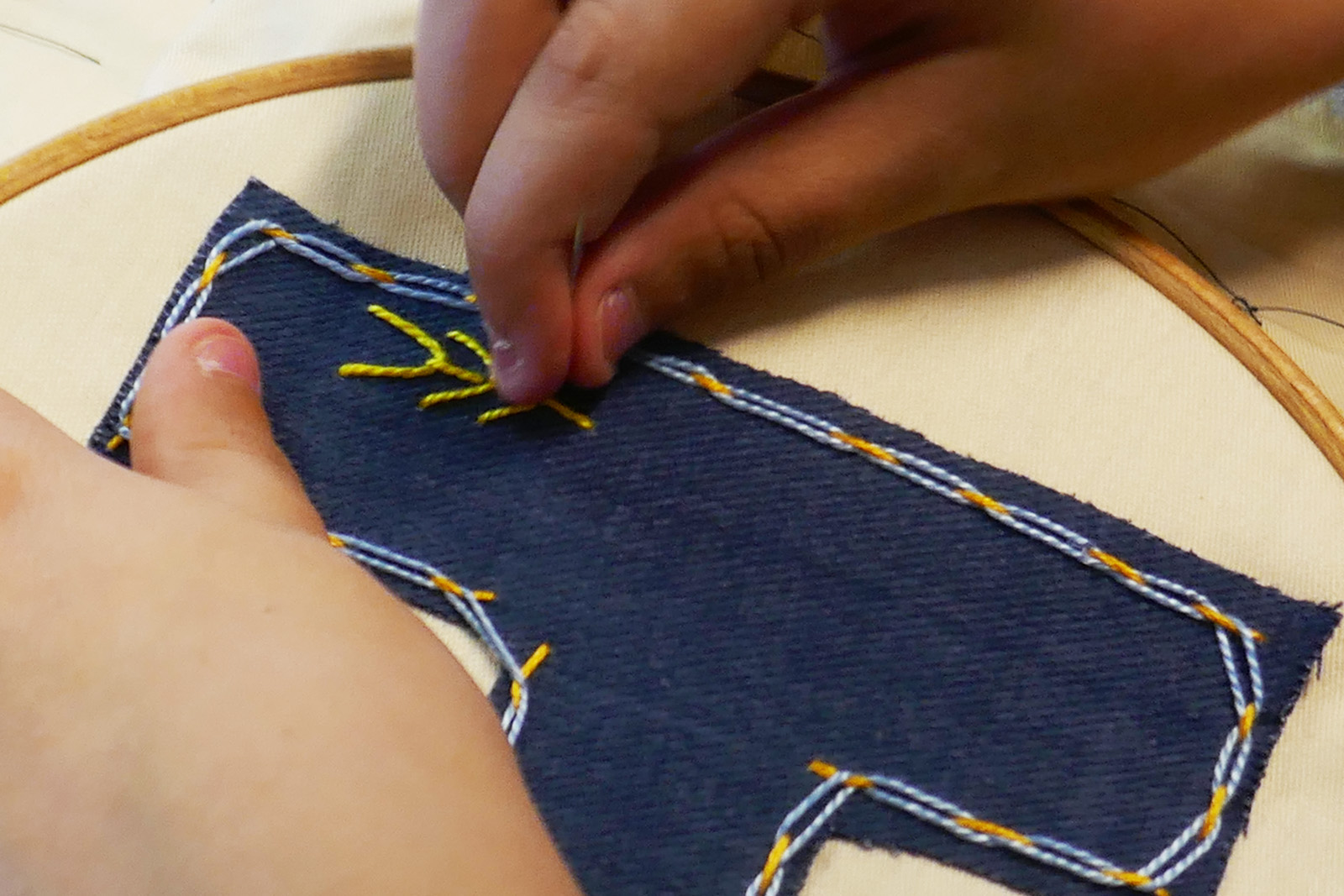 Learning new stitches