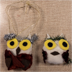 R Owl baubles