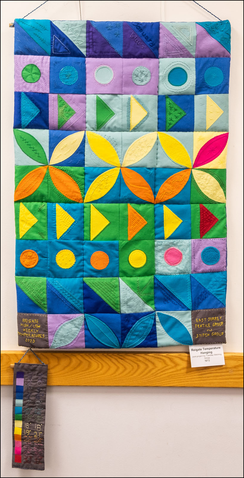Reigate Temperature Hanging 2023 by the Stitch-in Group