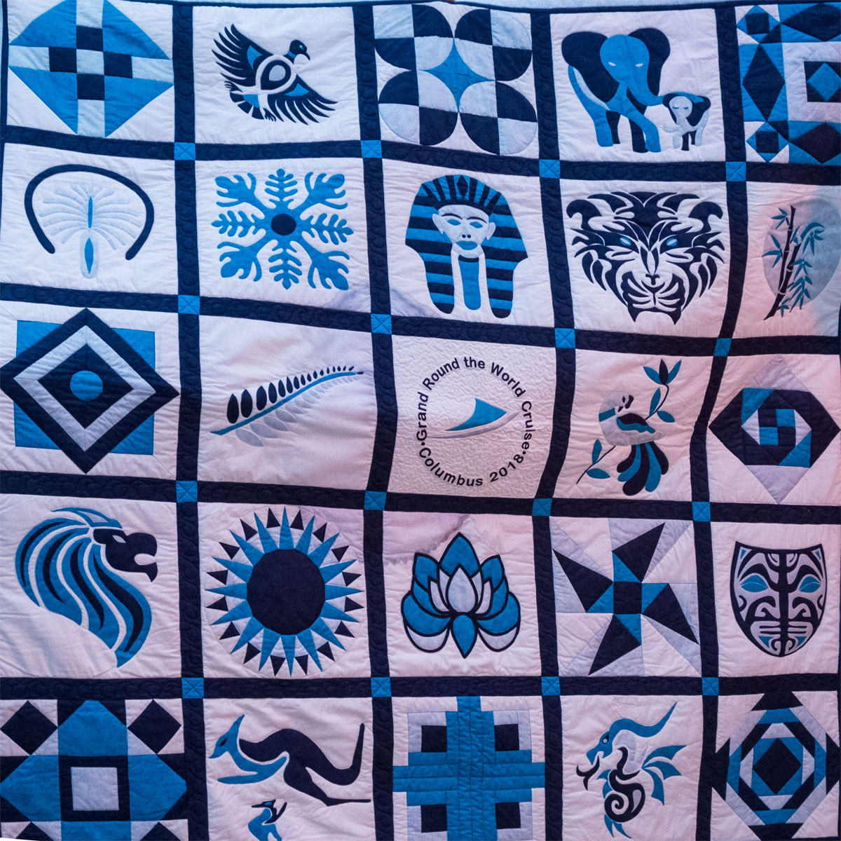 Second blue quilt